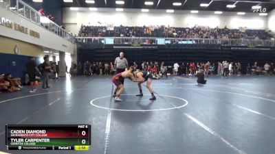 157 lbs Champ. Round 1 - Caden Diamond, Sacramento City College vs Tyler Carpenter, Cerritos College