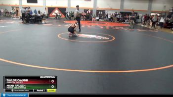 100 lbs Quarterfinal - Myah Rausch, Prairie, Cedar Rapids vs Taylor Cavanh, Iowa City, Liberty