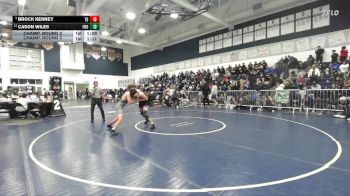 157 lbs Champ. Round 3 - Brock Kenney, Trabuco Hills vs Cason Wiles, Frontier