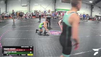 120 lbs Semifinal - Preston Brass, Storm vs Mason Moody, Compound Wrestling Club, Woodw