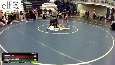 135 lbs. Cons. Round 2 - Marley Hill, Willard vs Keanna George, Eureka