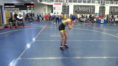 80 lbs Round Of 16 - James Sowa, North Allegheny vs Colton Stephens, Bad Karma