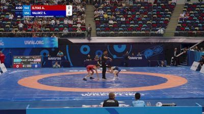 40 kg Qualif. - Aiaru Iliyas, Kazakhstan vs Sophia Valdez, United States