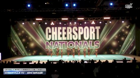 CheerVille HV - Mini Mirage [2026 L1 Mini - Small - B Day 1] 2026 CHEERSPORT National All Star Cheerleading Championship