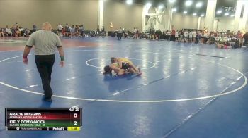 105 lbs Round 3 (8 Team) - Kiely Domyancich, Illinois Cornstars Gold vs Gracie Huggins, Nebraska Widow Makers