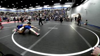 106 lbs Quarterfinal - Ronnie Lovelady, Noble Takedown Club vs Kameron Hunter, Harrah Little League Wrestling