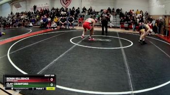 144 lbs Champ. Round 2 - Clay Crawford, Meeker vs Ronin Killsback, Denver East