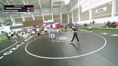 144 lbs Cons. Semi - Brigham Cookson, Champions Wrestling Club vs Statlen Hughes, Total Domination Wrestling Club
