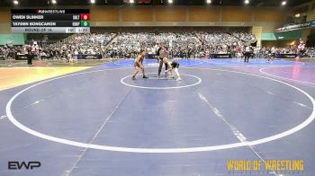 61 lbs Round Of 16 - Owen Slinker, Sebolt Wrestling Academy vs Tayden Bongcaron, Grappling Arts Of Stockton