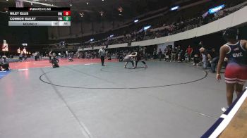Rookie 6-8 HWT Round 2 - Connor Bailey, Poquoson Athletic Association vs Riley Ellis, Guerrilla Wrestling (GWA)