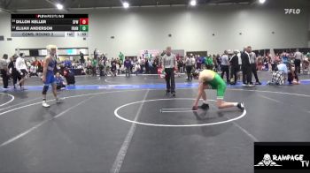 150 lbs Cons. Round 2 - Dillon Keller, St. Francis WC vs Elijah Anderson, De Soto Kids