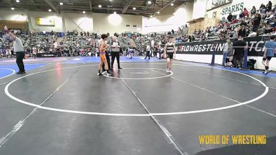 105 lbs Round Of 16 - Caden Woodall, Blackcat WC vs Dallas Sanchez, BT Wrestling