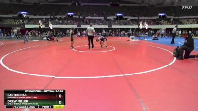 National 3-5 84 Semifinal - Drew Miller, Great Bridge Wrestling Club vs Easton Dail, Smithfield Youth Wrestling