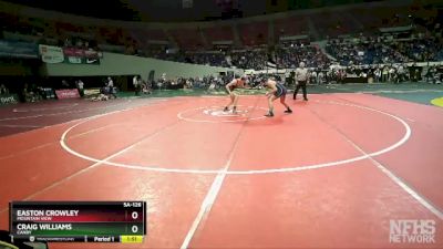 5A-126 lbs Champ. Round 1 - Easton Crowley, Mountain View vs Craig Williams, Canby