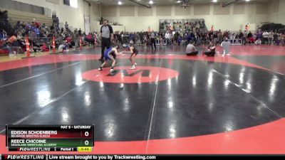 55 lbs Cons. Round 2 - Edison Schoenberg, Belgrade Brooten Elrosa vs Reece Chicoine, Siouxland Wrestling Academy