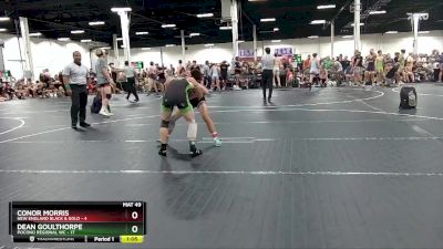 126 lbs Round 4 (8 Team) - Dean Goulthorpe, Pocono Regional WC vs Conor Morris, New England Black & Gold