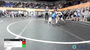 73 lbs Consi Of 4 - Casin Guerra, Newcastle Youth Wrestling vs Mason Simmons, Team Guthrie Wrestling