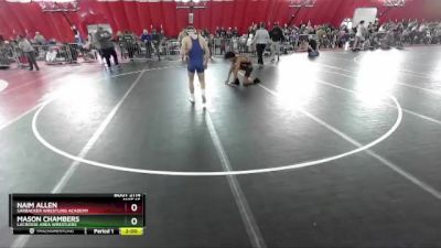 150 lbs Round 2 - Mason Chambers, LaCrosse Area Wrestlers vs Naim Allen, Sarbacker Wrestling Academy