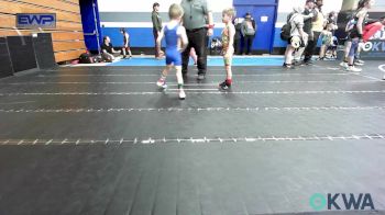 40 lbs Consi Of 8 #2 - Junior Garcia, Midwest City Bombers Youth Wrestling Club vs Brantley Lynn, Noble Takedown Club