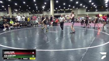 126 lbs Round 2 (6 Team) - Kye Karcher, BRAWL Black vs Jaden Farr, Gulf Coast WC