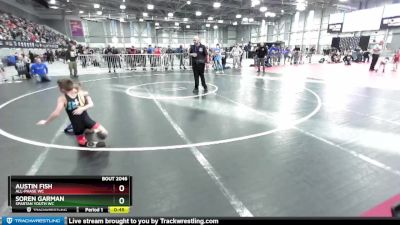 67 lbs Champ. Round 2 - Soren Garman, Spartan Youth WC vs Austin Fish, All-Phase WC