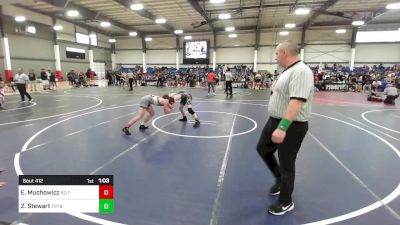 144 lbs Quarterfinal - Elijah Muchowicz, No Team vs Zachary Stewart, Trybe