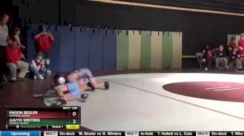 106 lbs 17th Place Match - Mason Besler, Dubuque Senior vs Gavyn Winters, Greene County