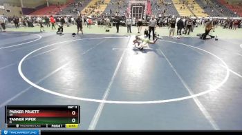 138-143 lbs Round 1 - Tanner Piper, ID vs Parker Pruett, OR