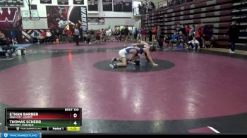 160 lbs Cons. Round 1 - Thomas Scherr, Wahlert, Dubuque vs Ethan Barber, Iowa City, Liberty