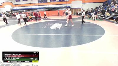 285 lbs Cons. Round 2 - Caleb Burkhart, Wilkes University vs Mason Swanson, Concordia College (Moorhead)