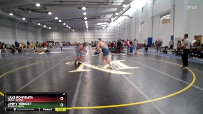 285 lbs Quarterfinal - Jake Pomykata, Johns Hopkins vs Jimmy Yeingst, Elizabethtown