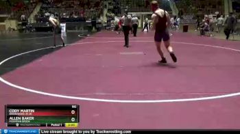 182 lbs Champ. Round 2 - Allen Baker, Mountain Brook vs Cody Martin, Brookwood Jr-Sr