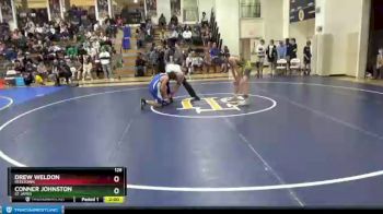 128 lbs Quarterfinal - Drew Weldon, Reeltown vs Conner Johnston, St James