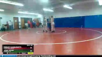 138 lbs Cons. Semi - Paisley Sanquenetti, Terre Haute South vs Josie Hause, Monrovia HS