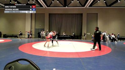 135 lbs Cons. Round 1 - Emily Myers, FL vs Georgia McGee, NC