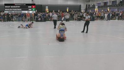 144 lbs Cons. Quarters - Mahlon Pobstman, Maw vs Brady McMurtry, BullTrained Wrestling