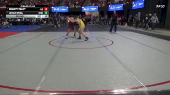 143 lbs Round 1 - Lucas Drga, Miles City Wrestling Club vs Emmett Trost, Project Wrestling