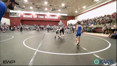 49 lbs Consi Of 8 #1 - Haxen Gibson, Wolfpak Wrestling vs Harrison Moser, Blackwell Wrestling Club