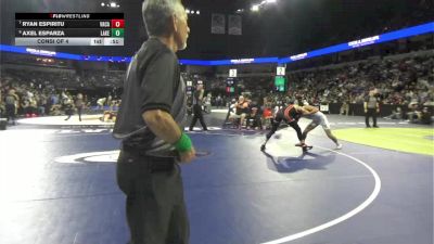 144 lbs Consi Of 4 - Ryan Espiritu, Vacaville (SJ) vs Axel Esparza, Lakeside (SS)