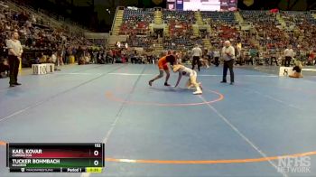 152 lbs Cons. Round 3 - Tucker Bohmbach, Killdeer vs Kael Kovar, Carrington