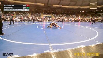 80 lbs Quarterfinal - Vito Naljayan, Mat Assassins vs Gabe Peace, Quest School Of Wrestling