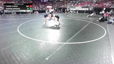D1-215 lbs Champ. Round 1 - Quinton Ortegon, Fond Du Lac vs Yandel Flores, Badger