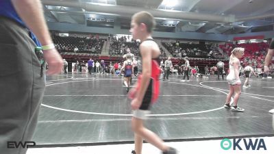 61 lbs Quarterfinal - Gray Henry, Woodland Wrestling Club vs Winnie Brown, Team Tulsa Wrestling Club