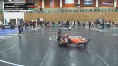 157 lbs Cons. Round 3 - Zander Gonzalez, Lassen College vs Leonard Castellanos, Santa Ana College