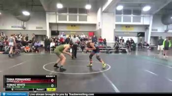 120 lbs Round 5 (6 Team) - Tobias White, MJWL All Stars vs Taina Fernandez, Daytrip Black