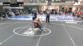 127 lbs Round 1 (4 Team) - Lucas Bach, Washington, IL vs Kaleb Long, Shakopee, MN