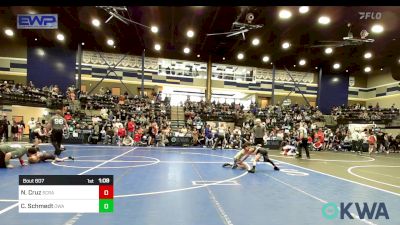 73 lbs Semifinal - Nathan Cruz, Scrap Yard Training vs Carter Schmedt, Oklahoma Wrestling Academy