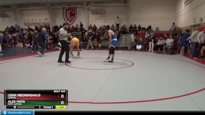 175 lbs Cons. Round 2 - Alex Mata, Fort Lupton vs John Niedringhaus, Legend