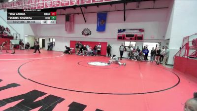 HS 105 lbs Cons. Round 4 - Mia Garcia, Dumas vs Isabel Fonseca, DEER CREEK