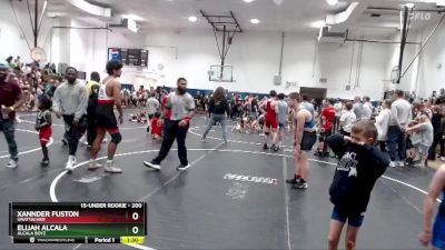 200 lbs Round 2 - Xannder Fuston, Unattached vs Elijah Alcala, Alcala Boyz